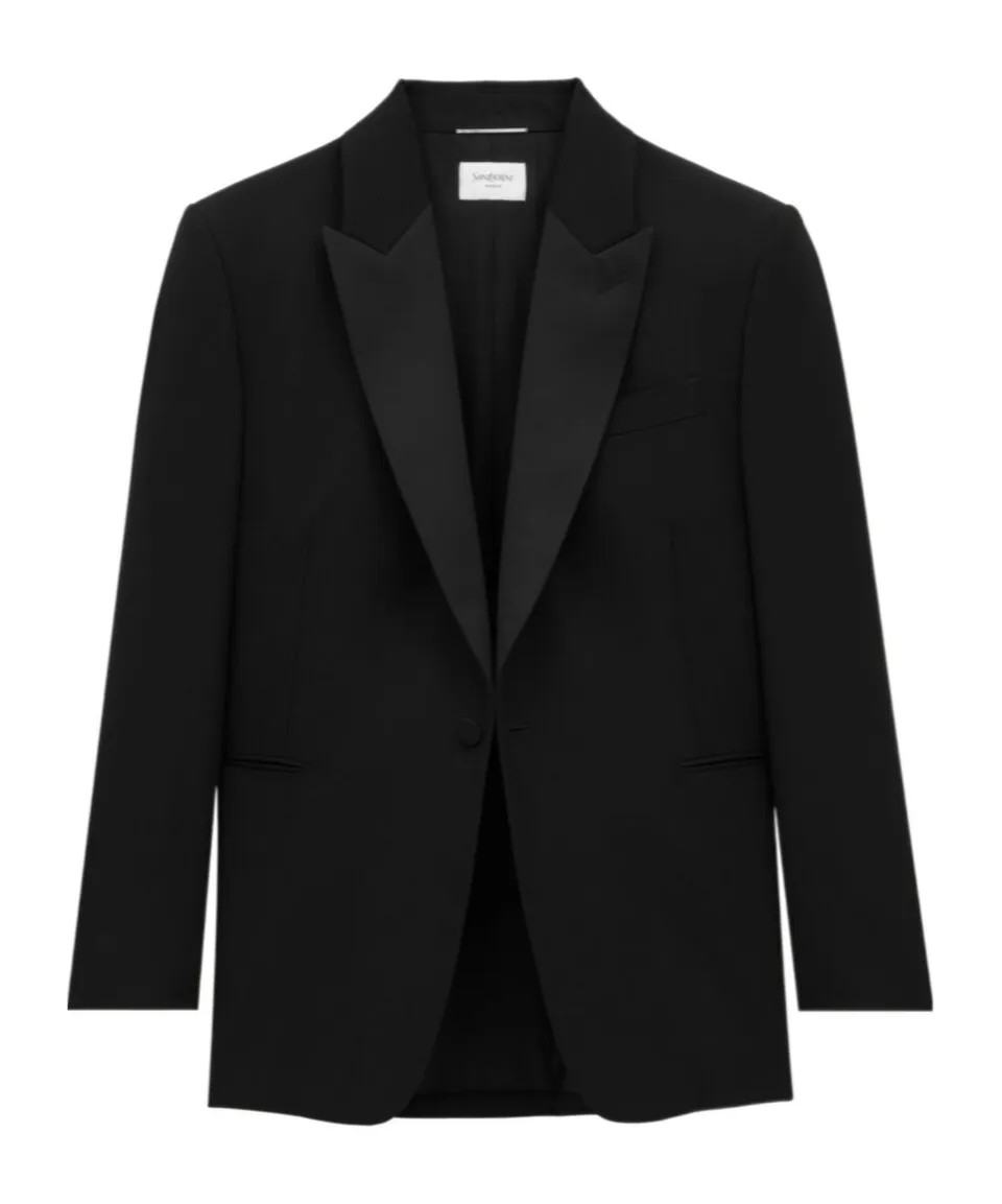 Single-Breasted Tuxedo Jacket