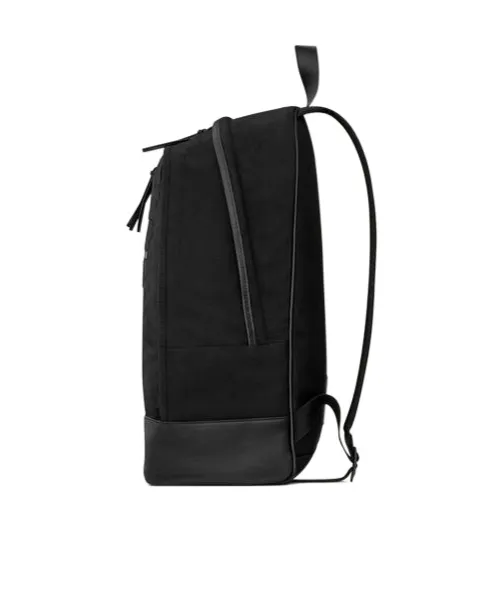 City Backpack In Nylon Canvas And Leather