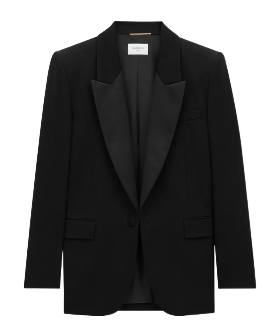 Single-Breasted Tuxedo Jacket