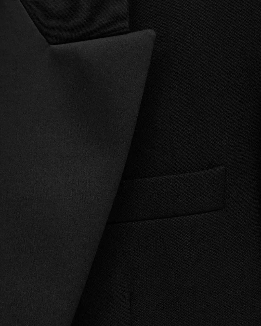 Single-Breasted Tuxedo Jacket