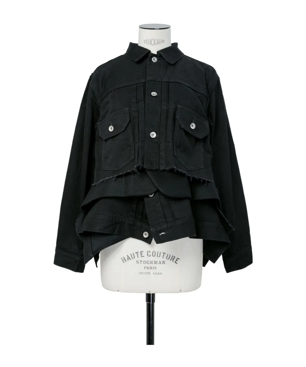 Denim X Wool Melton Jacket