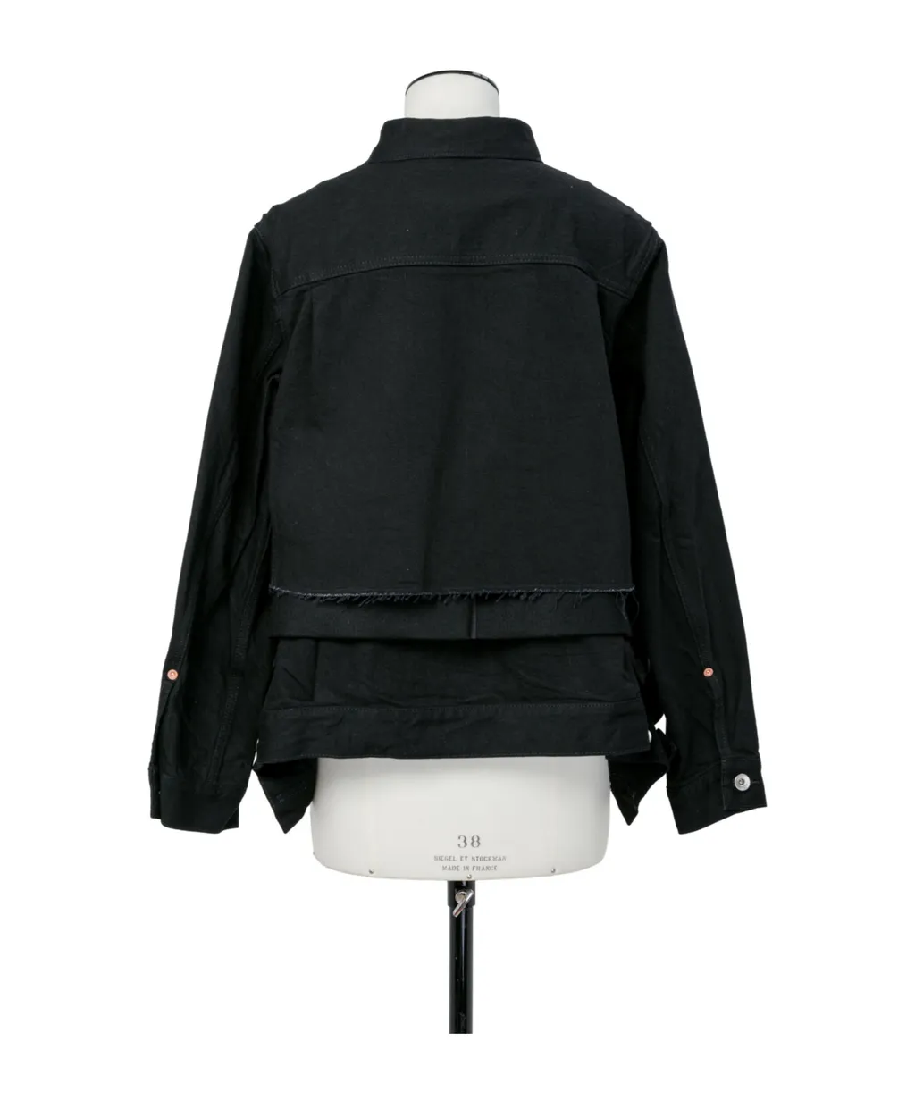 Denim X Wool Melton Jacket