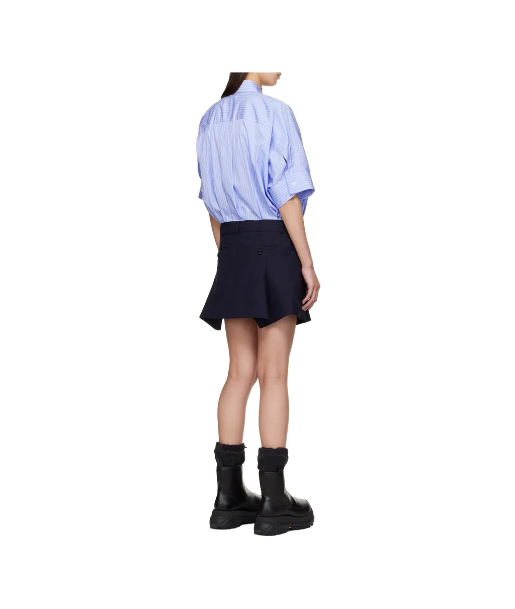 Poplin And Blazer Mini Dress