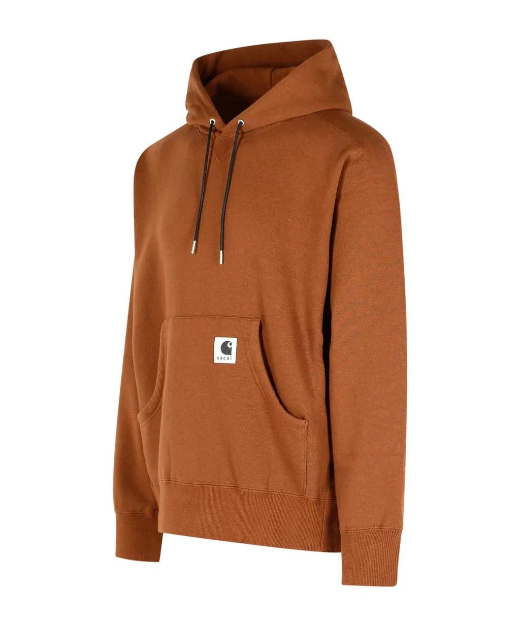 X Carhartt Wip Logo Patch Drawstring Hoodie