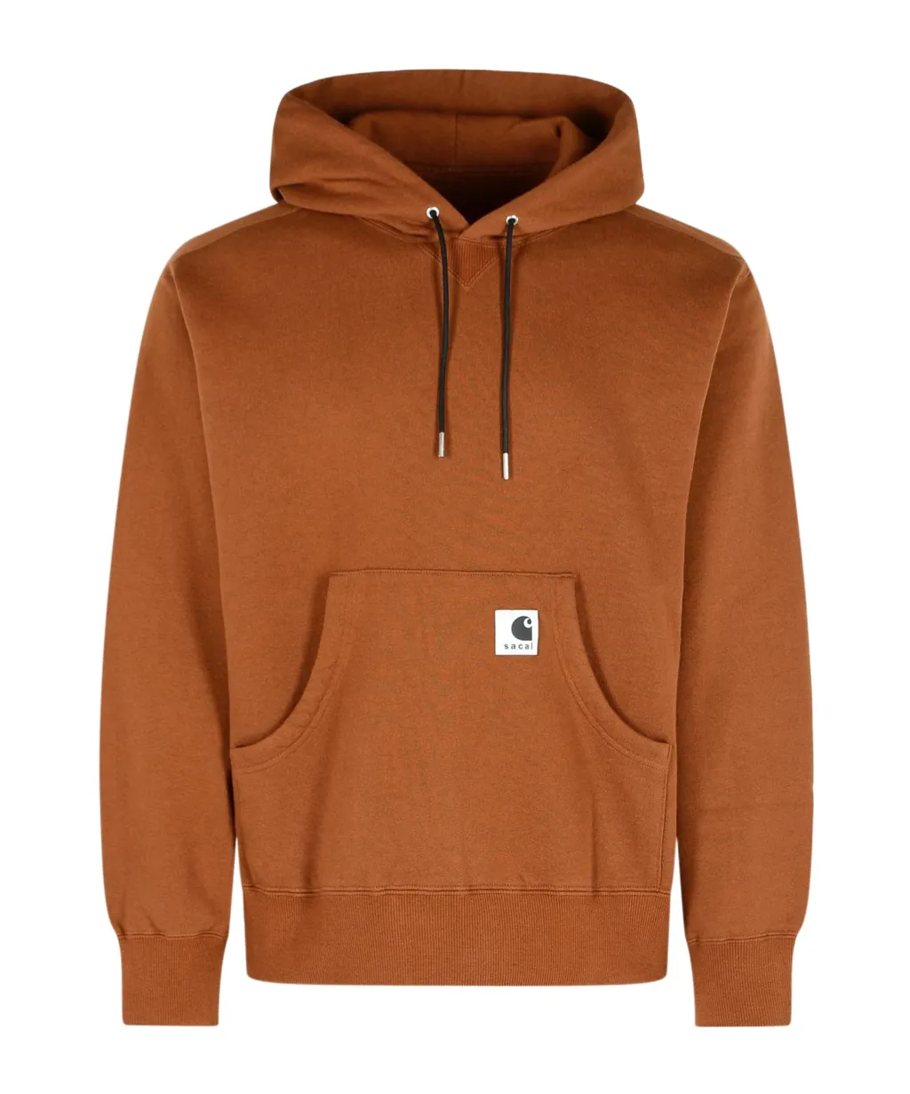 X Carhartt Wip Logo Patch Drawstring Hoodie