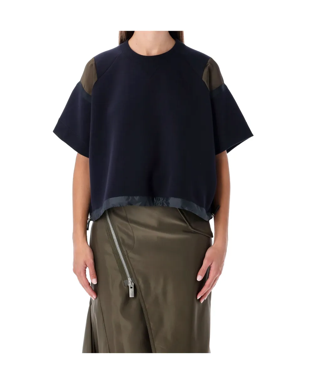 Drawstring Short Sleeve Top