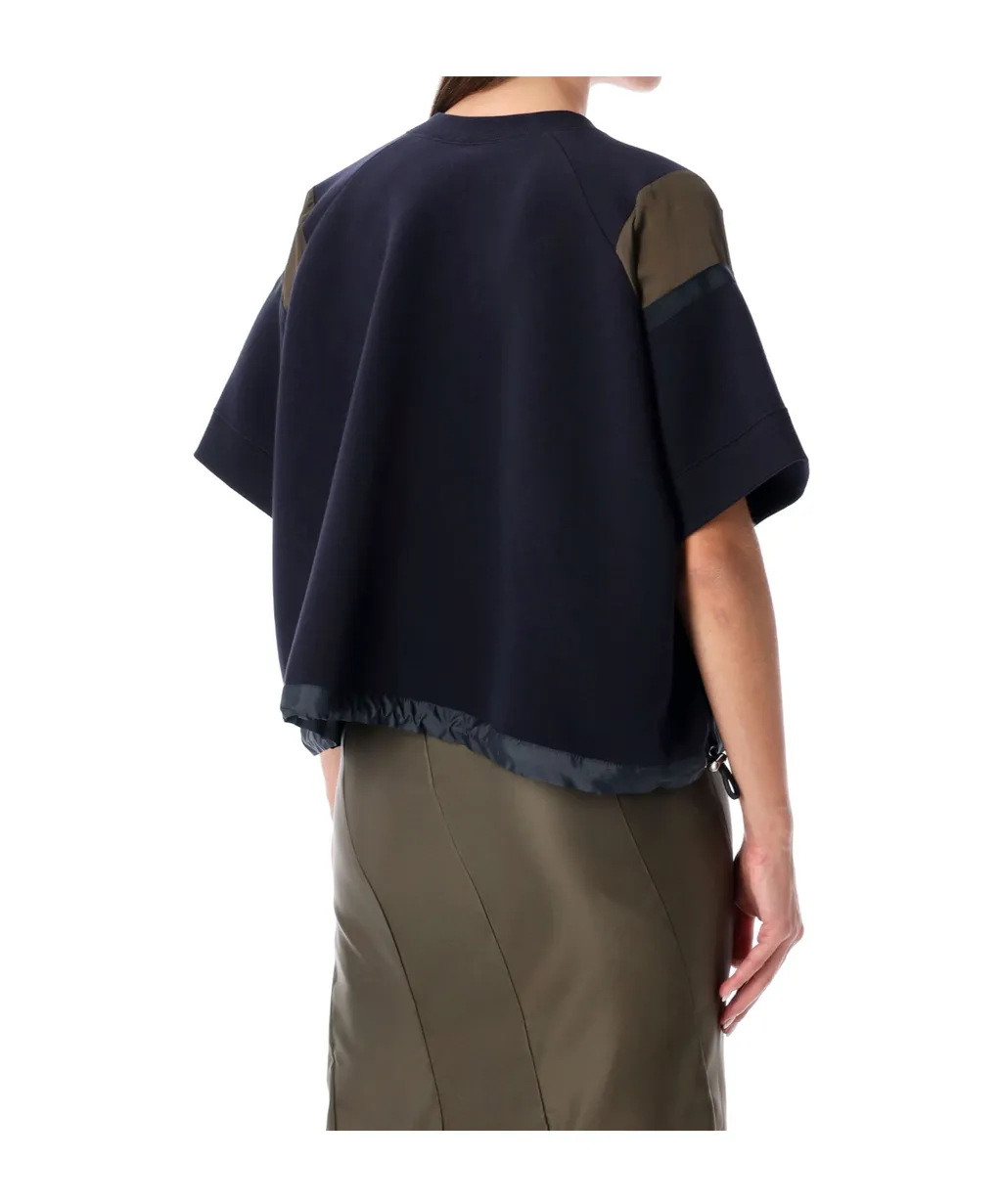 Drawstring Short Sleeve Top