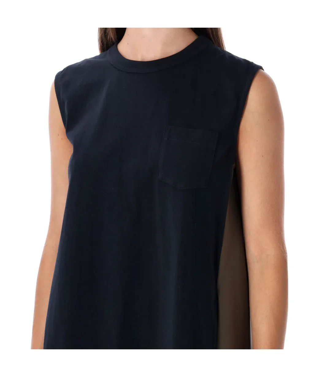 Sleeveless Pleated Dress