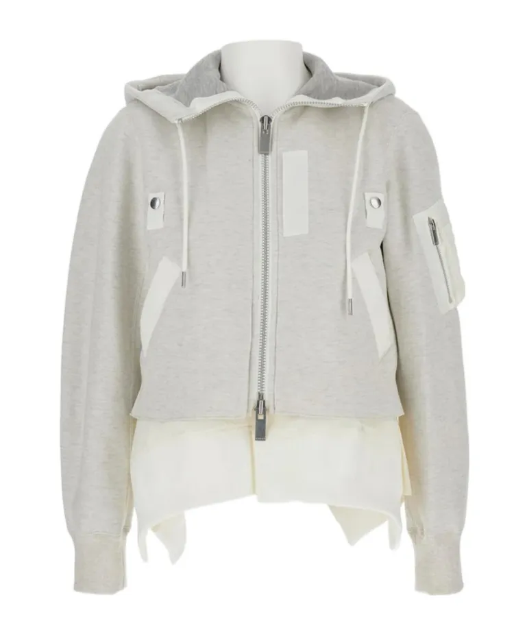 Sponge Sweat X Nylon Twill Hoodie