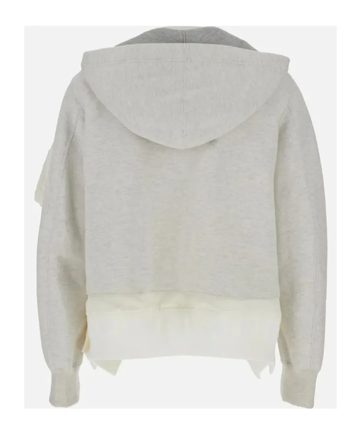 Sponge Sweat X Nylon Twill Hoodie