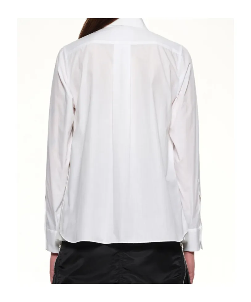 Poplin X Chiffon Shirt