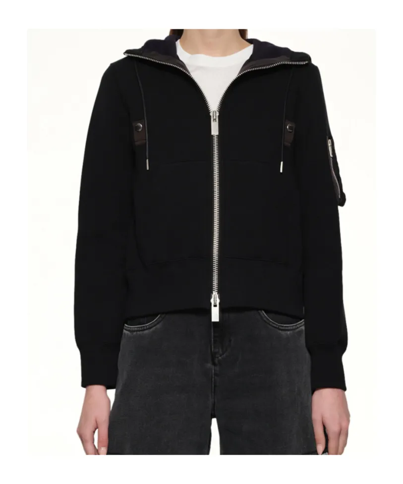 Hooded Zip-Up Sweatshirt
