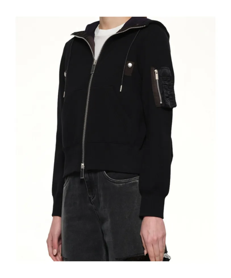 Hooded Zip-Up Sweatshirt