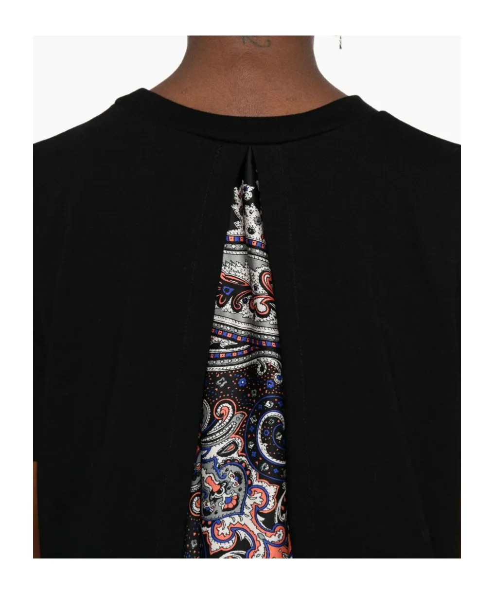Paisley Print X Cotton Jersey T-Shirt