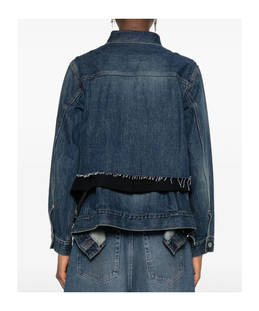 Paneled Denim Jacket