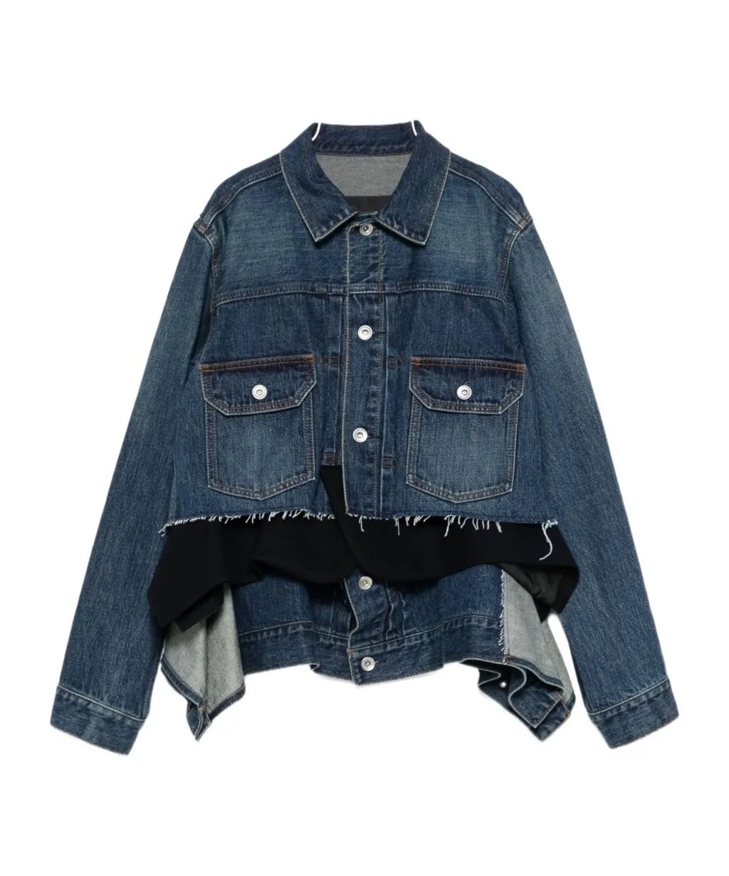 Paneled Denim Jacket
