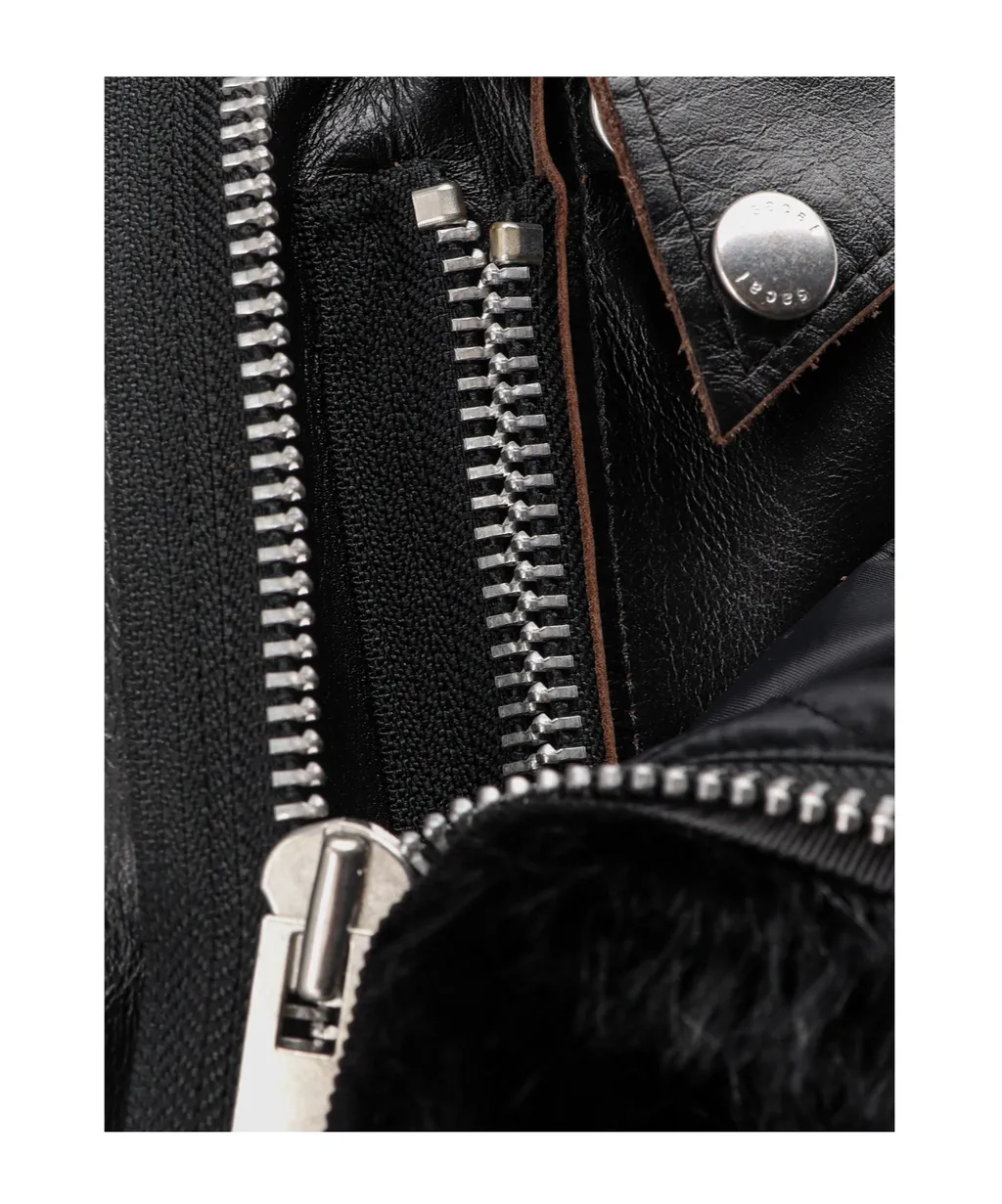 Zipped Panelled Jacket