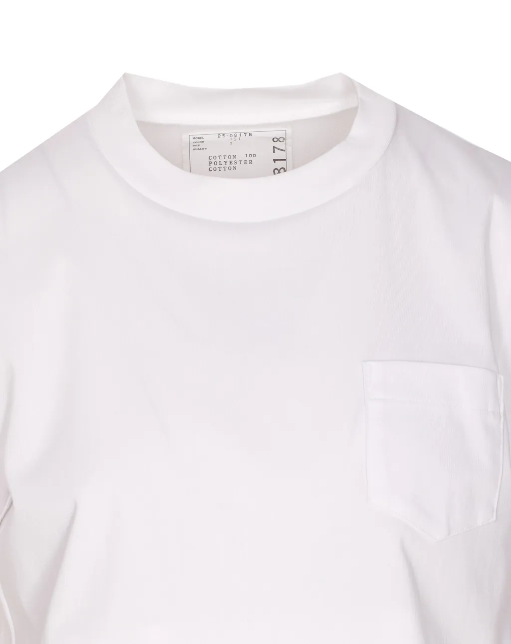 Poplin X Cotton Jersey T-Shirt