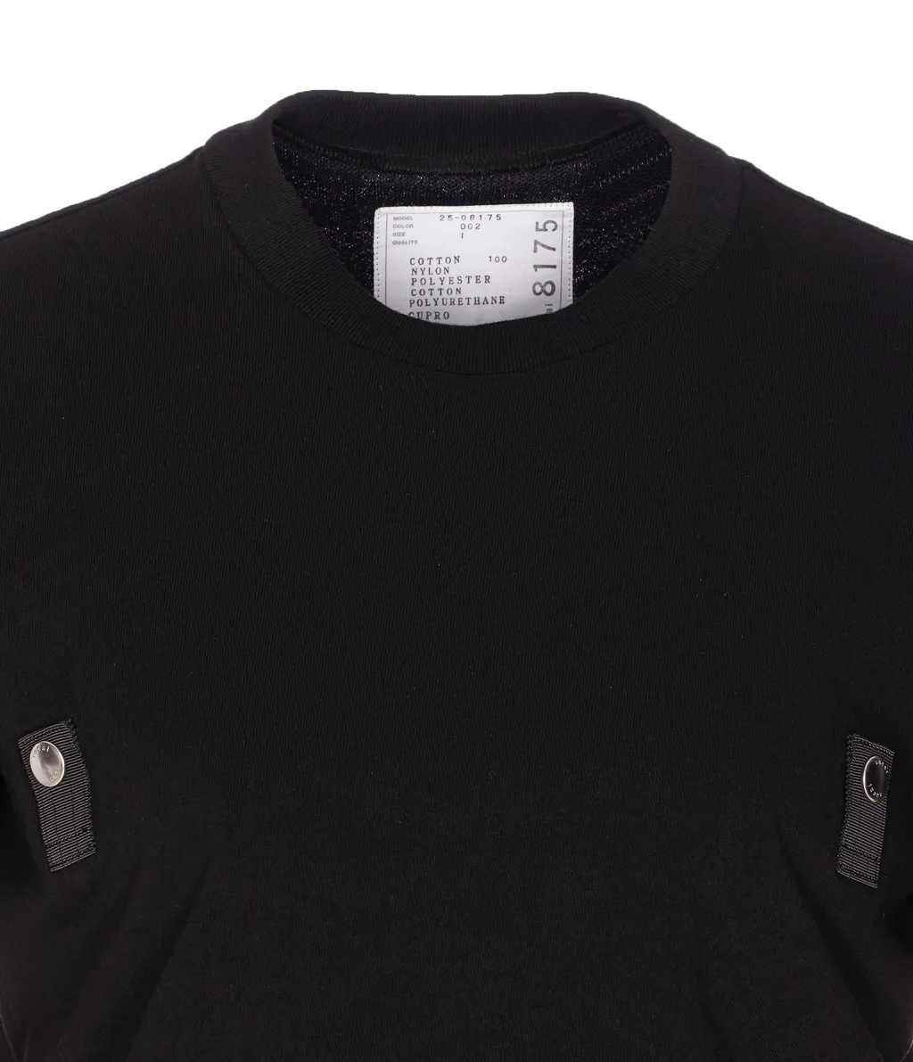 Cotton Jersey X Nylon Twill T-Shirt