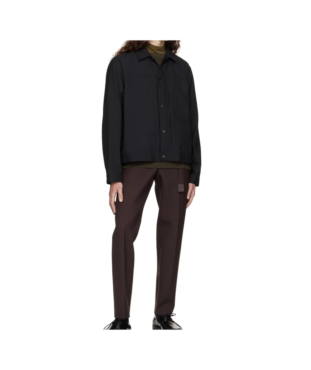 Button-Fastening Shirt Jacket