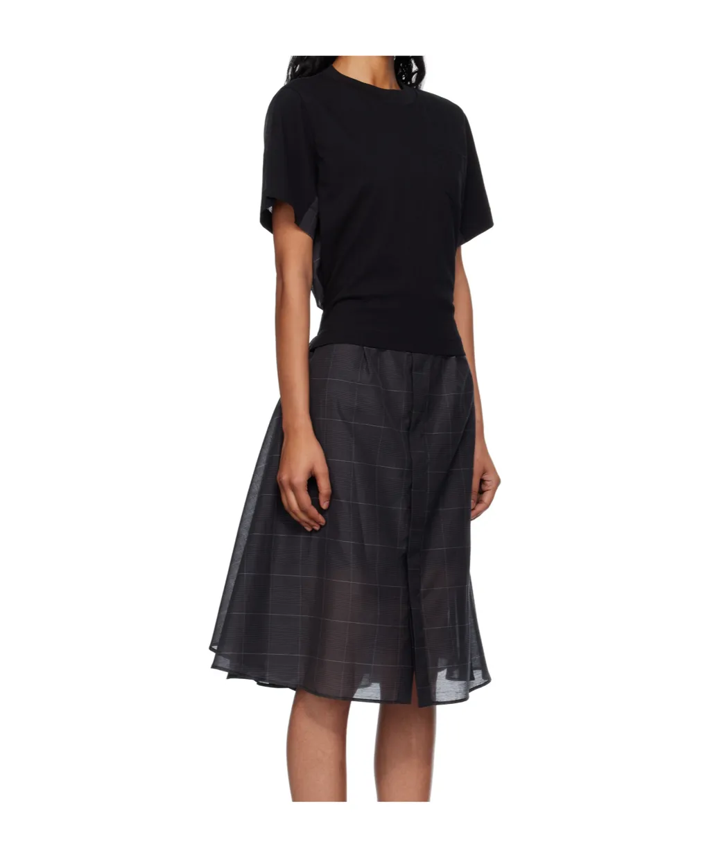 Round Neck Short Sleeve Dress