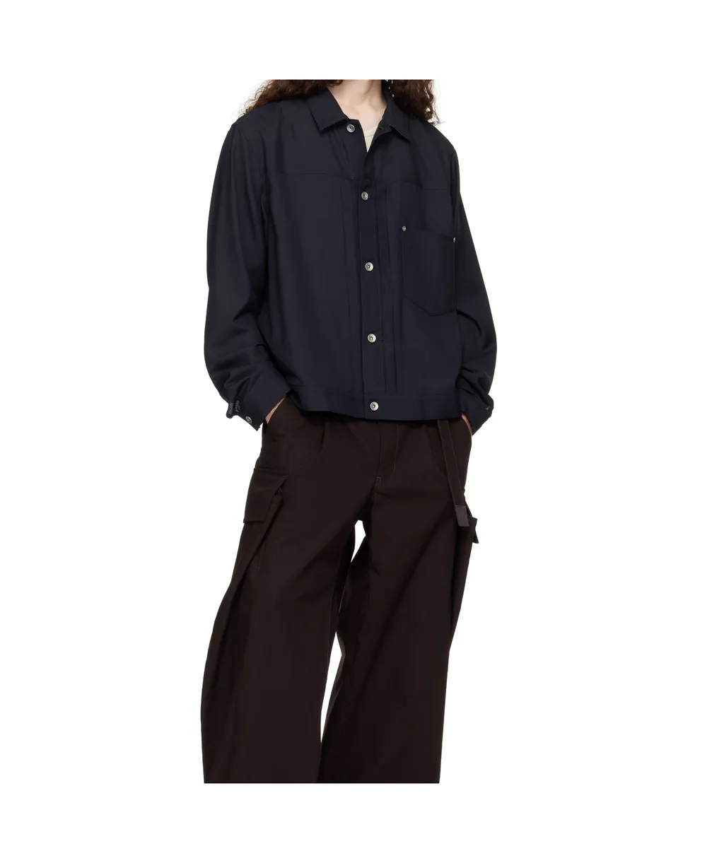 Pleated Pocket Jacket