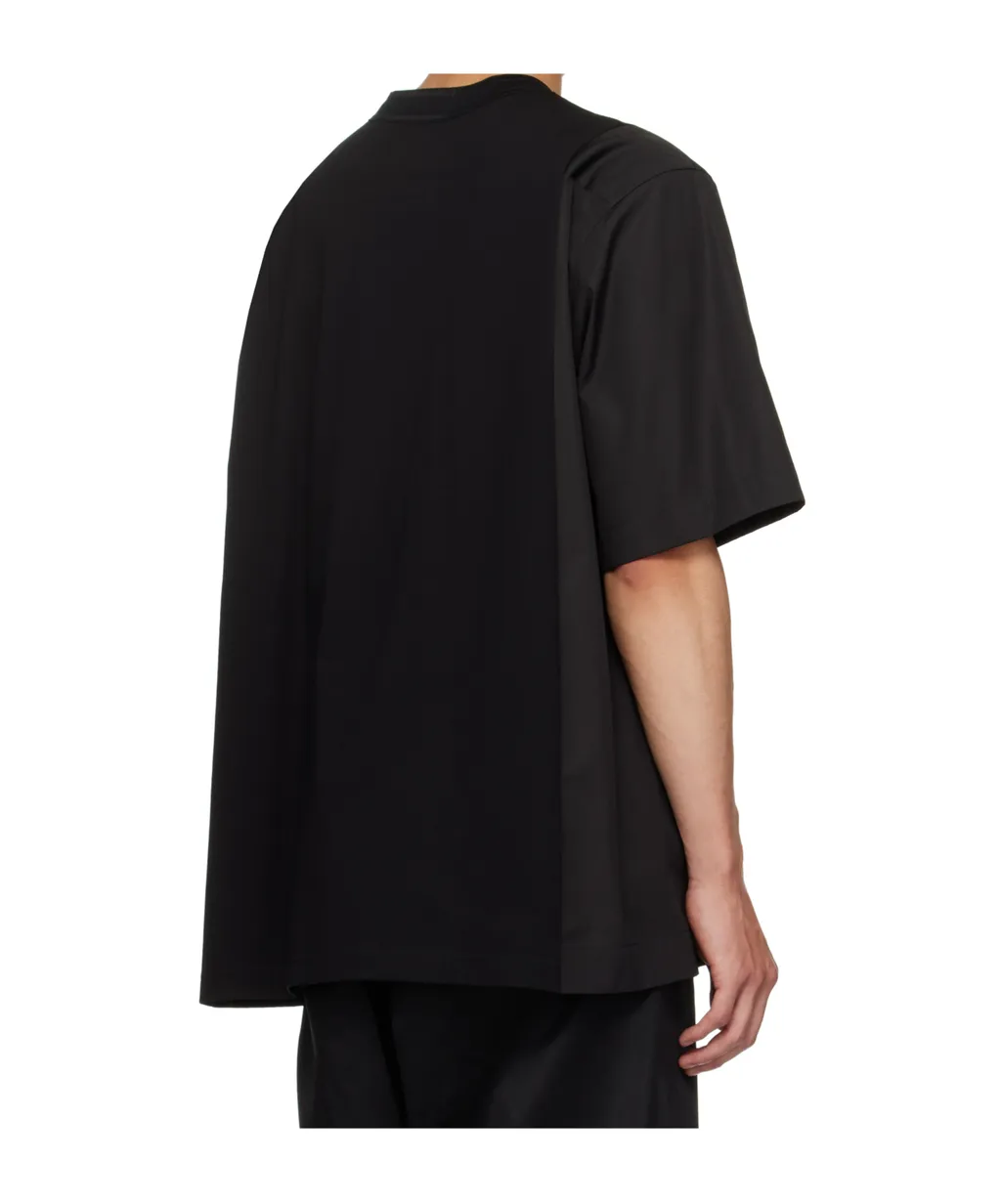 Poplin X Cotton Jersey T-Shirt