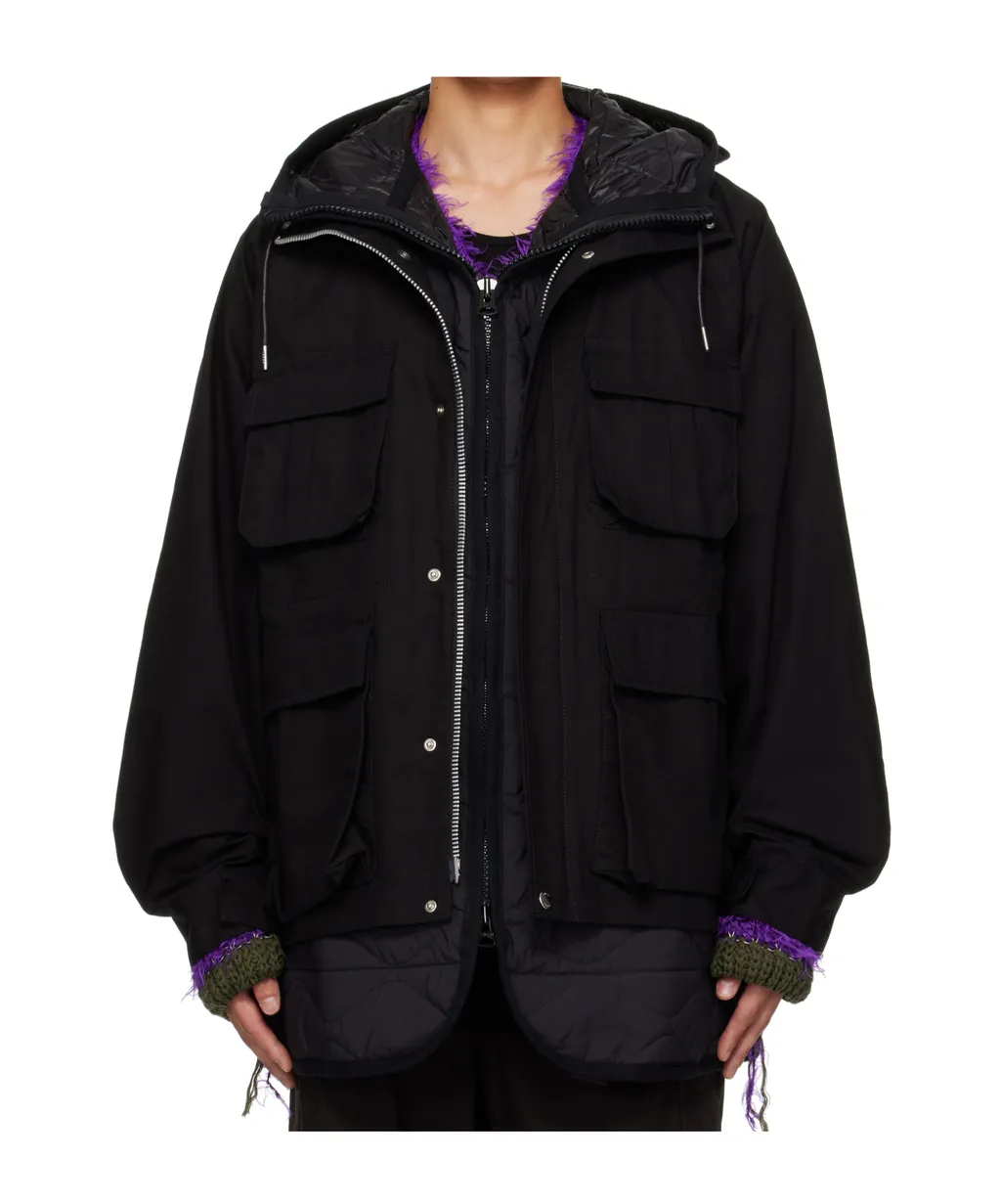 Long-Sleeved Hooded Casual Jacket