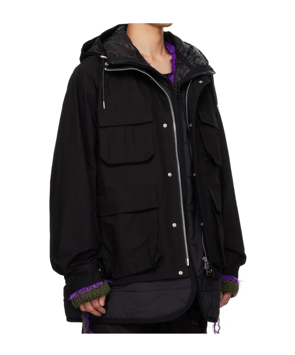 Long-Sleeved Hooded Casual Jacket