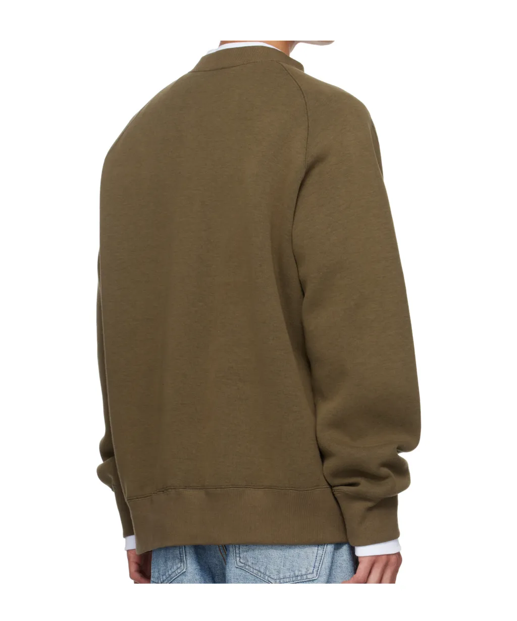 Round Neck Long-Sleeved Sweatshirt