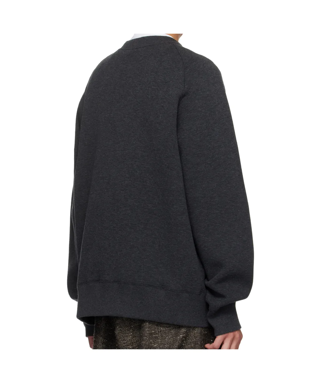Round Neck Long-Sleeved Sweatshirt