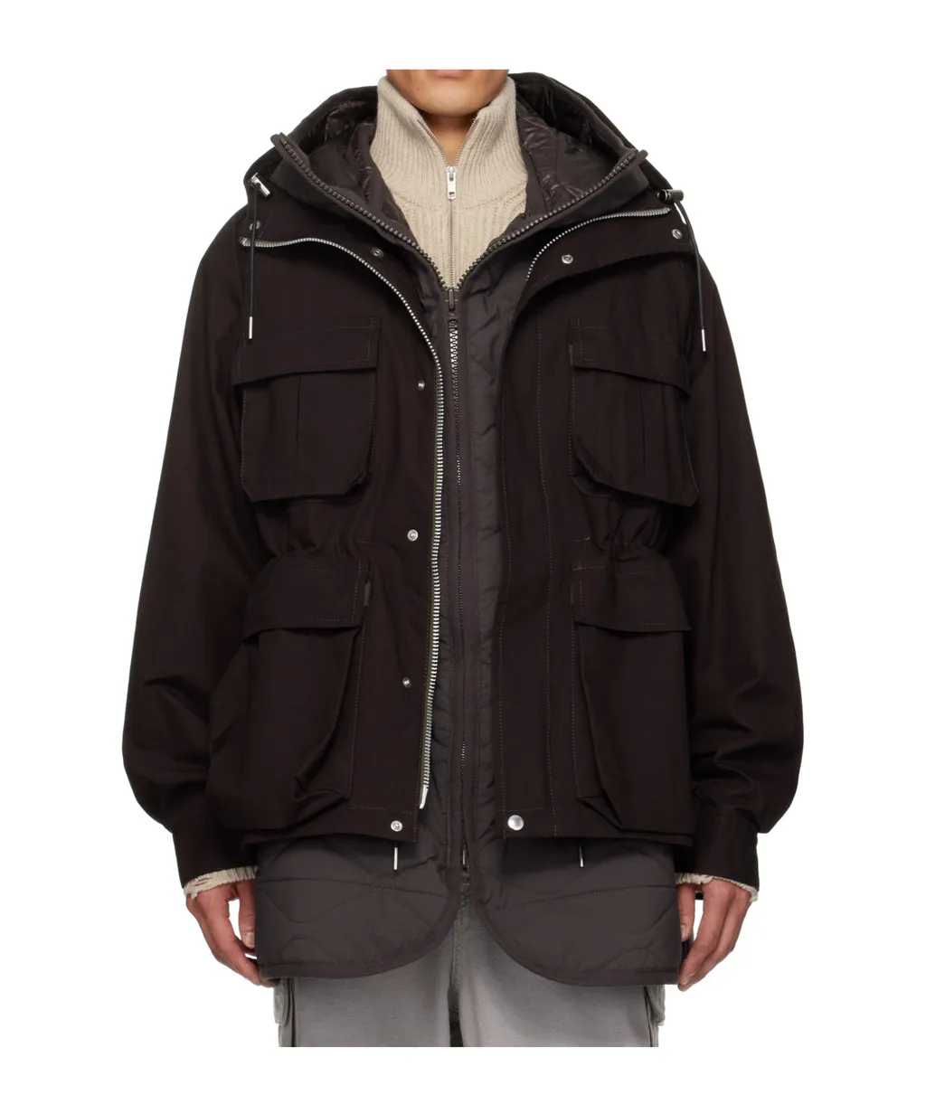 Long-Sleeved Hooded Casual Jacket