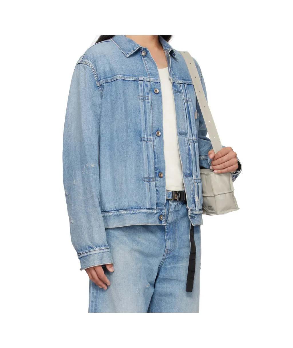 Long-Sleeved Denim Jacket