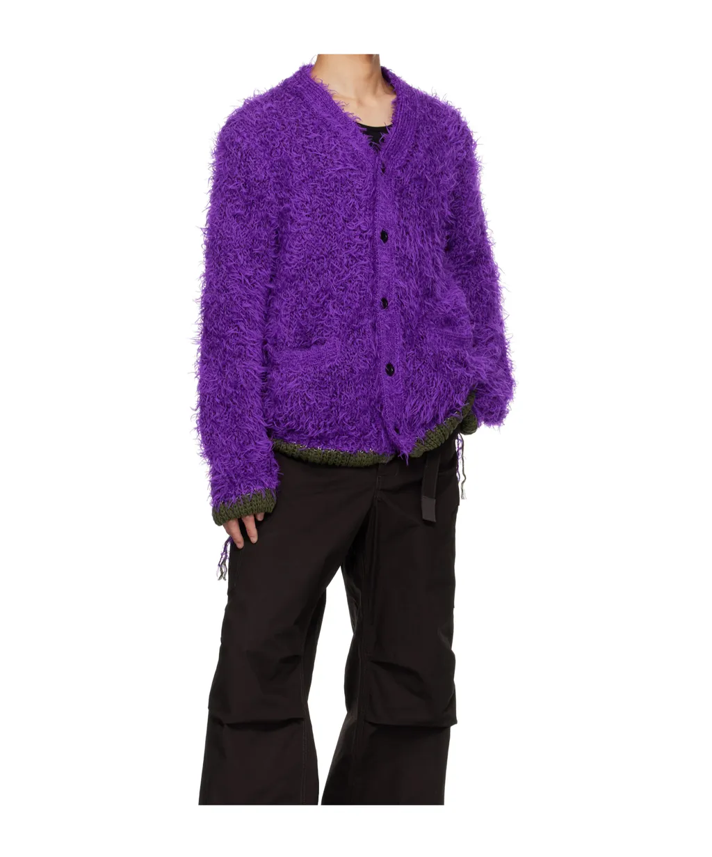 V-Neck Long-Sleeved Sweater