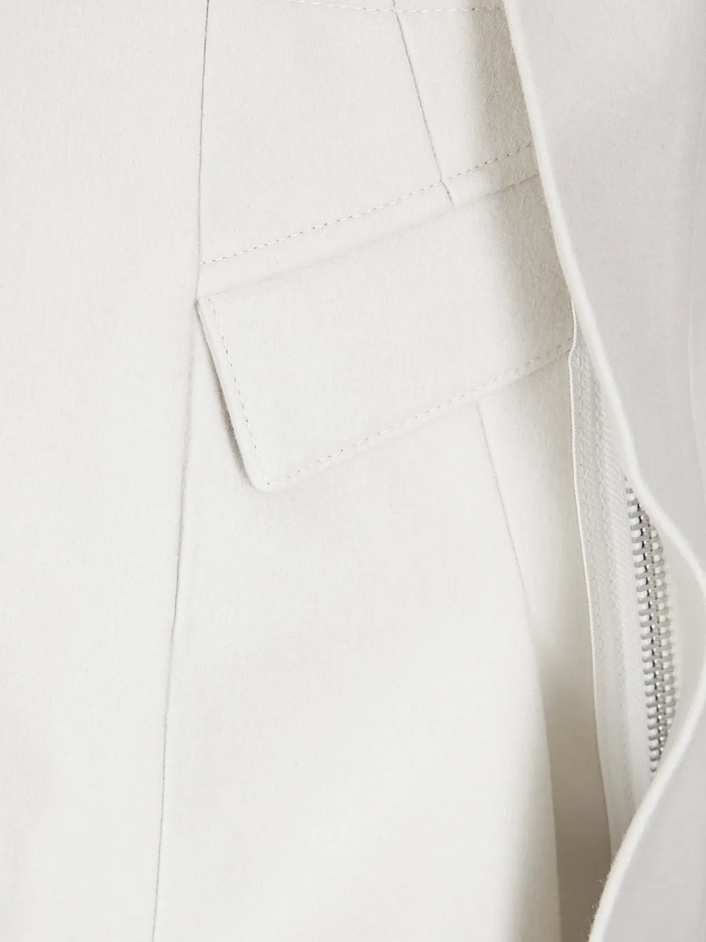Melton Pleated Skirt