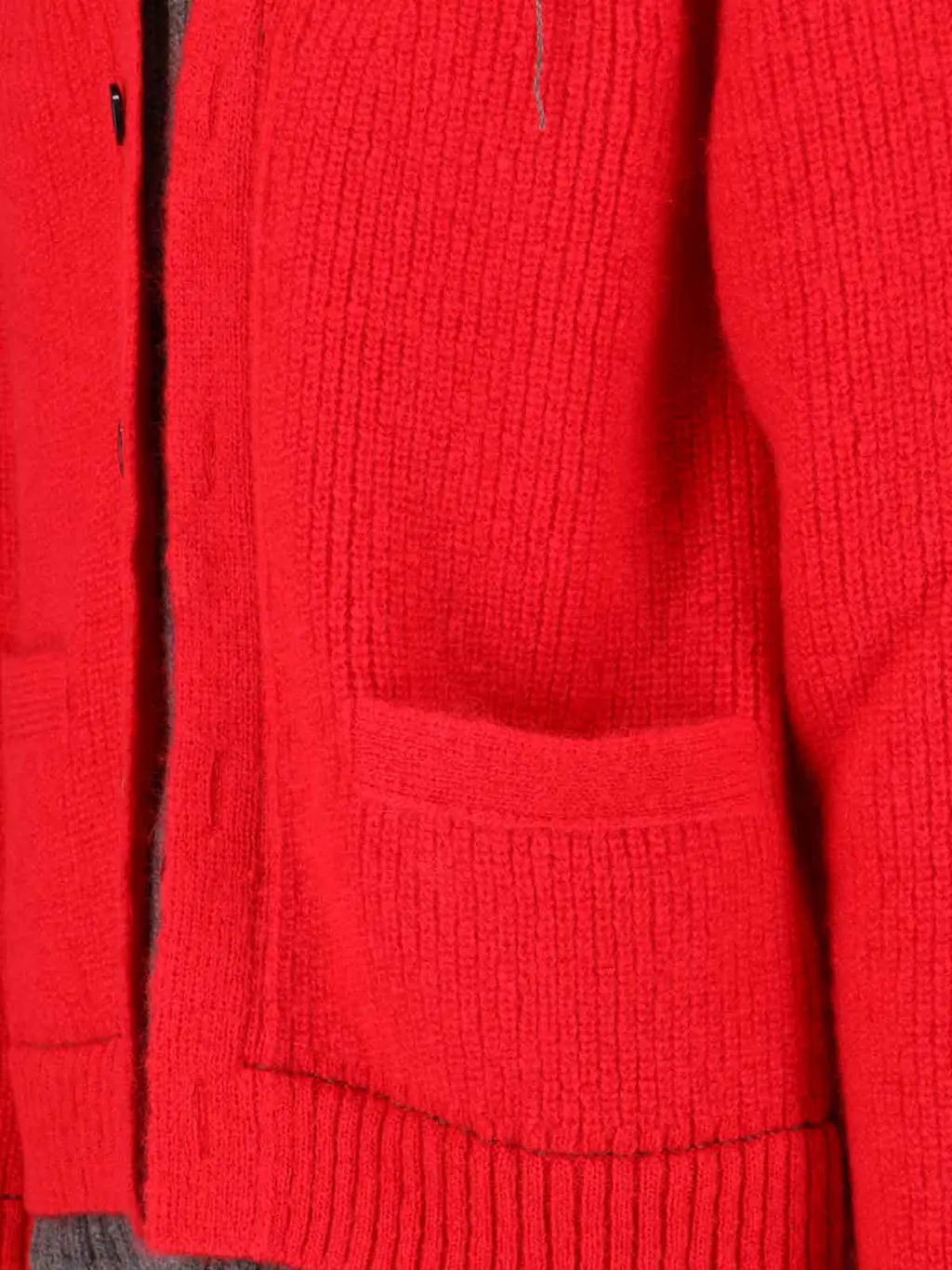 Long-Sleeved Knitted Cardigan