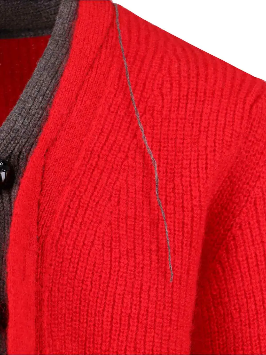 Long-Sleeved Knitted Cardigan