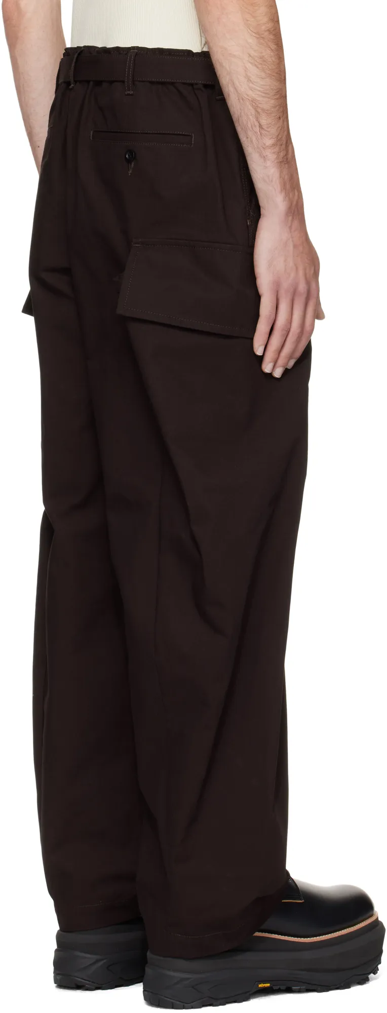 Cargo Straight-Leg Trousers