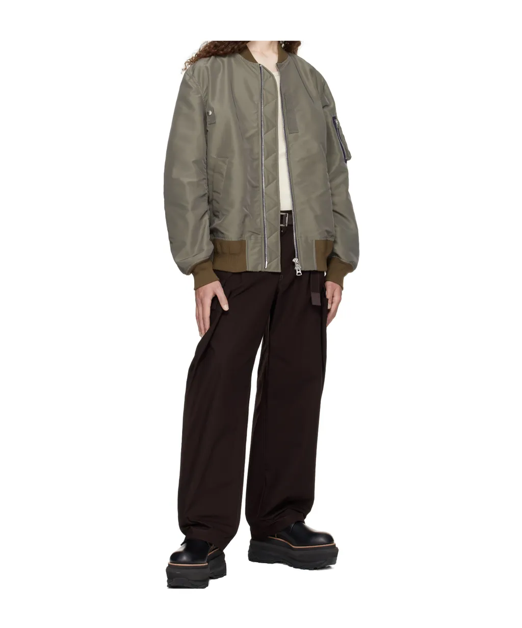 Cargo Straight-Leg Trousers