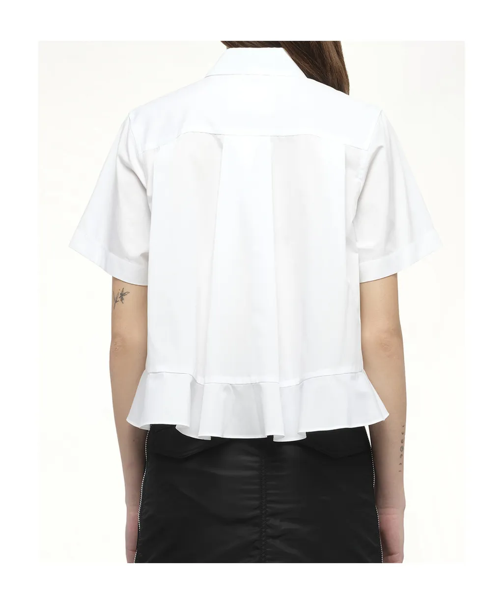 Short-Sleeved Poplin Shirt