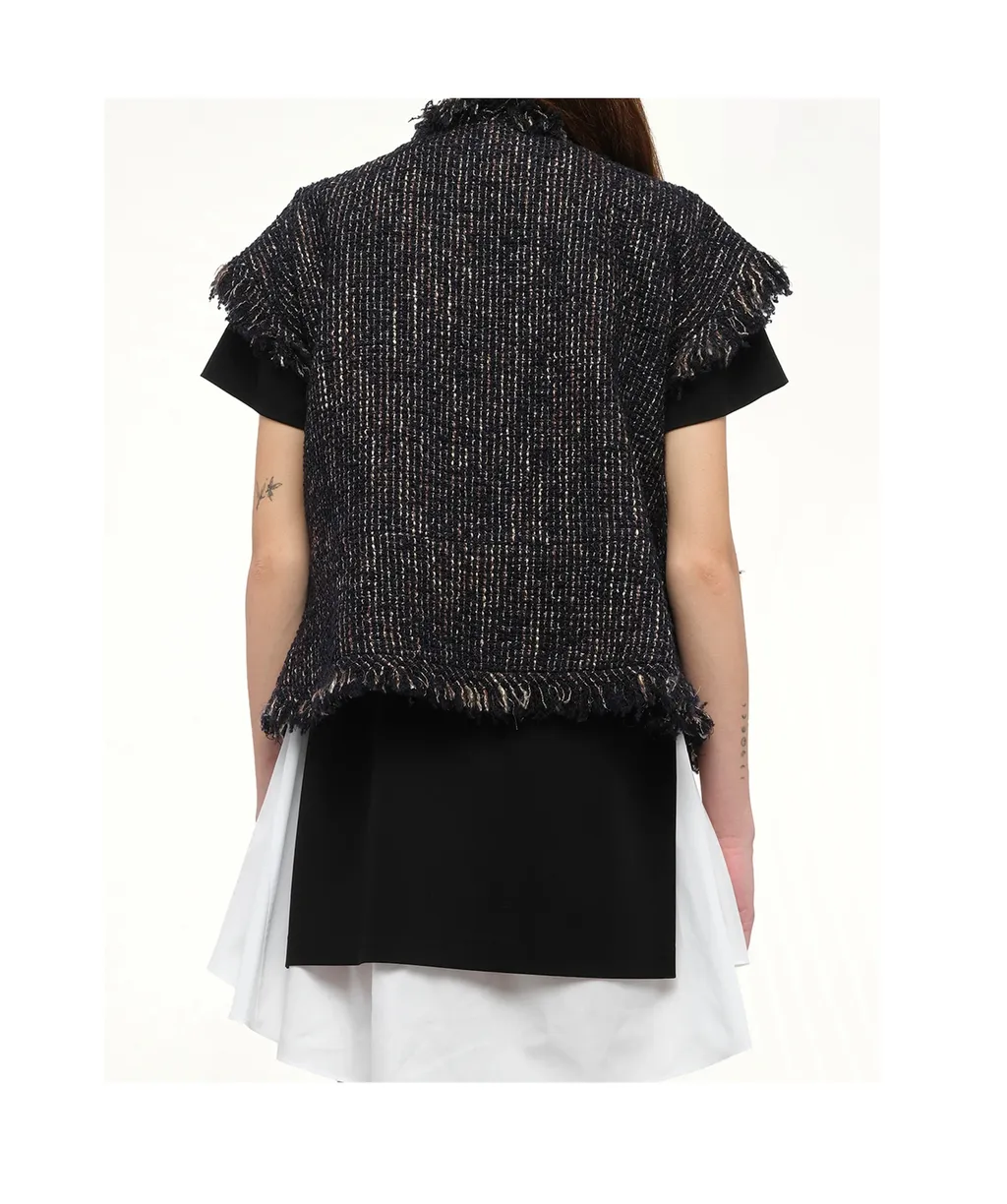 Tweed Fringed Gilet