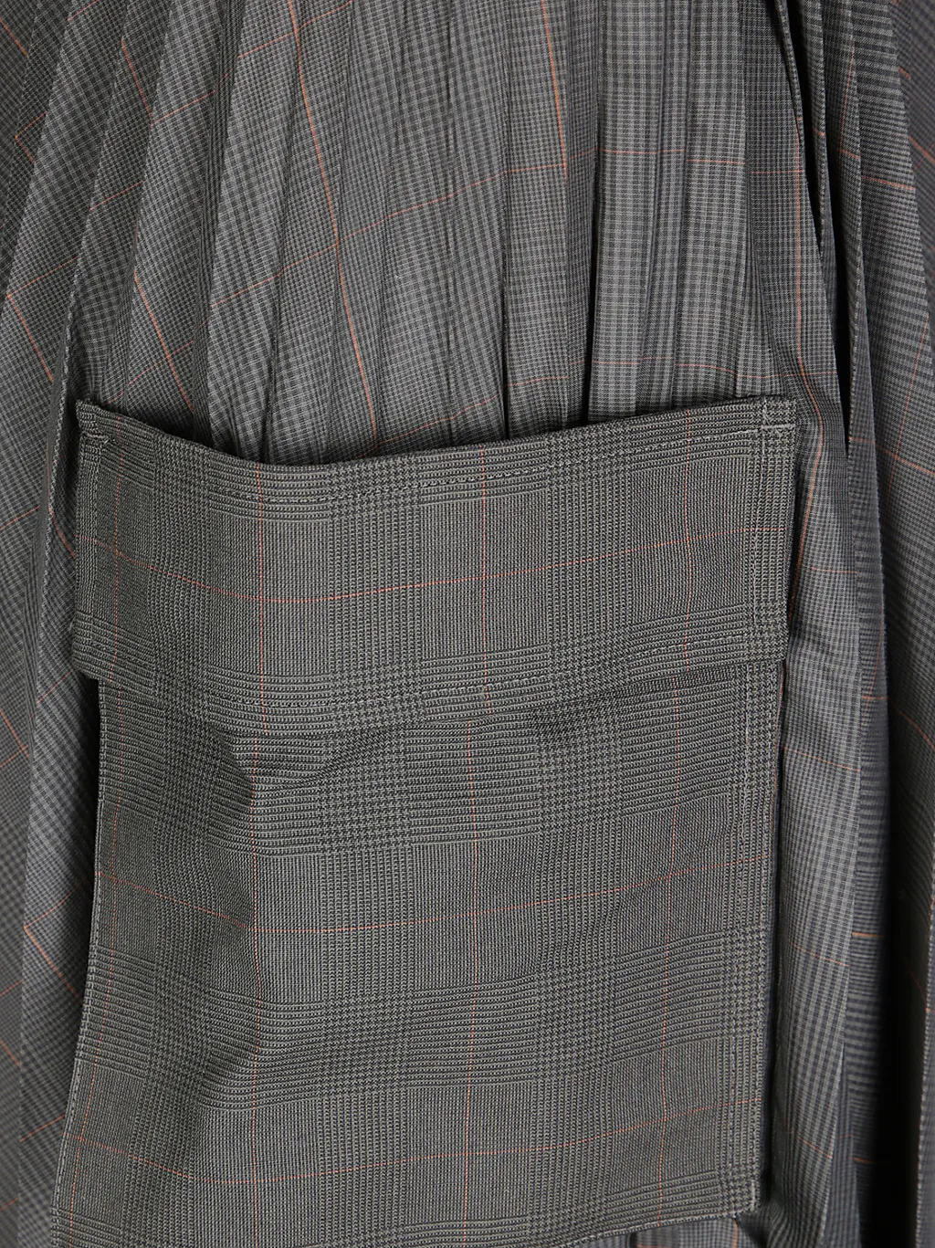Belt Loop Pleated Skirt