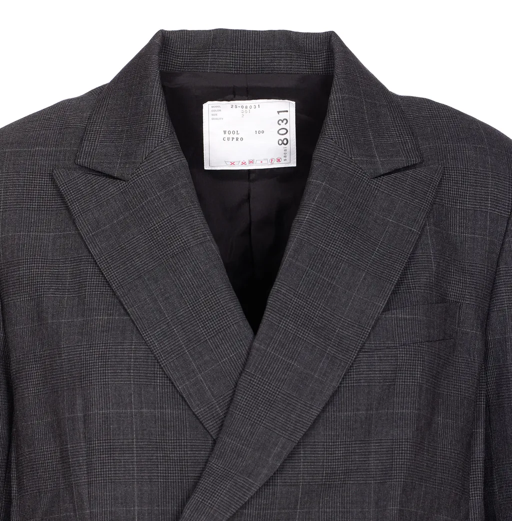 Glen Checked Jacket