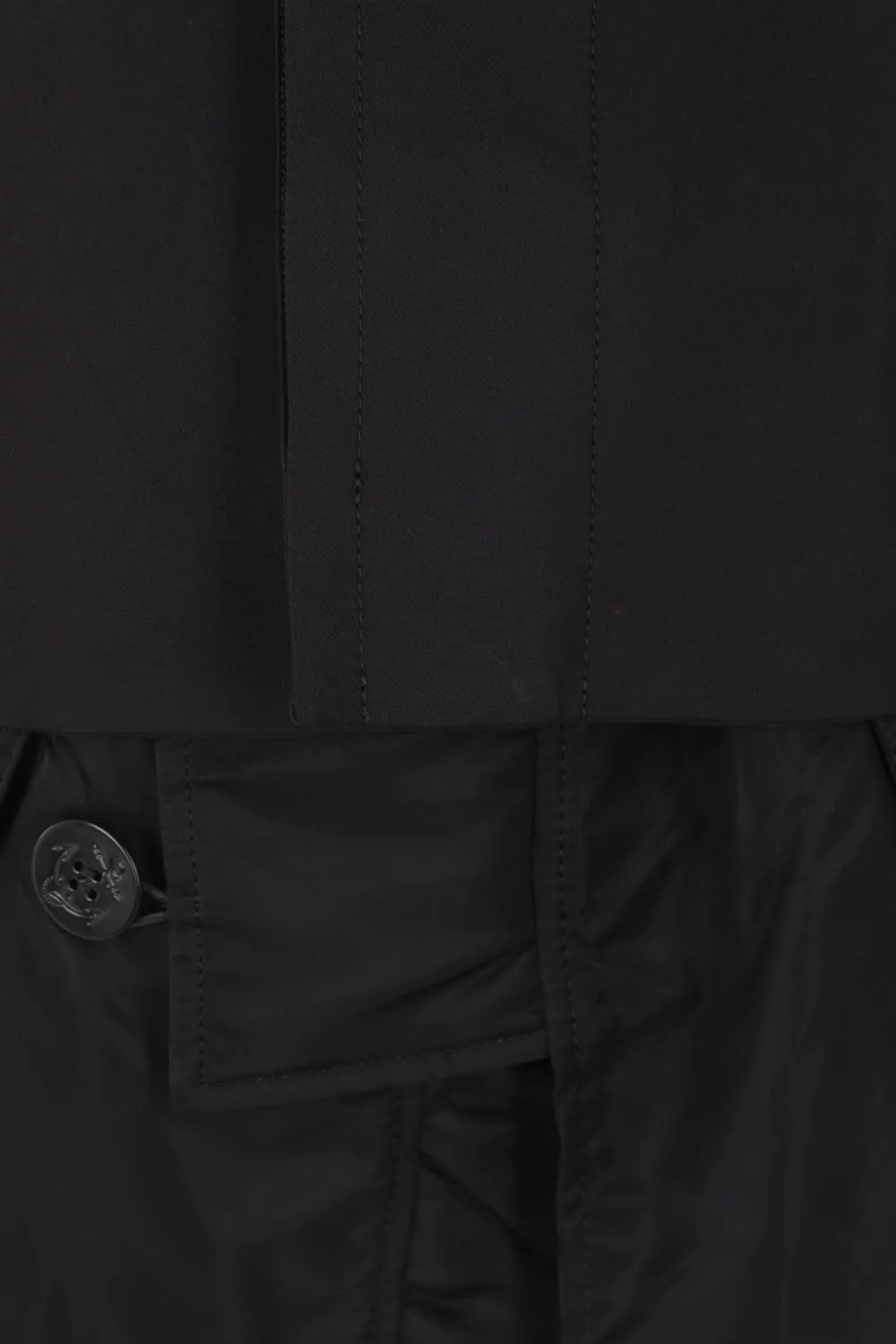 Double-Layer Hooded Jacket