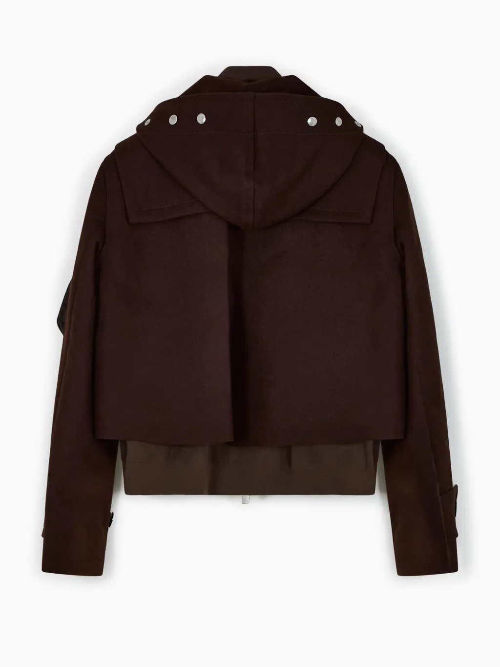 Toggle-Fastening Hooded Jacket