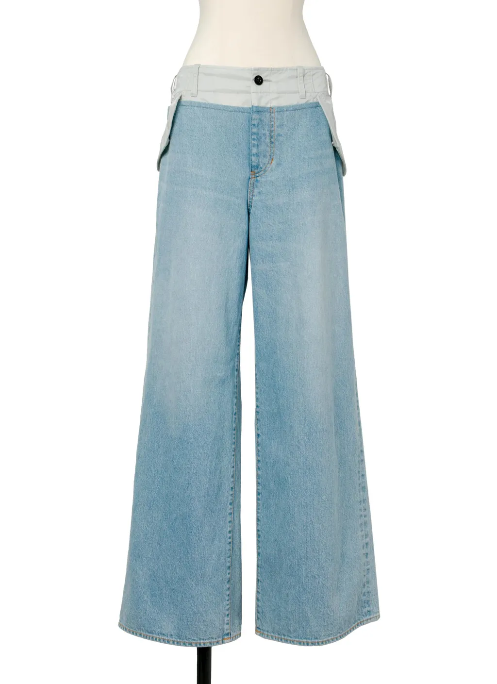 Waistband Denim Trousers