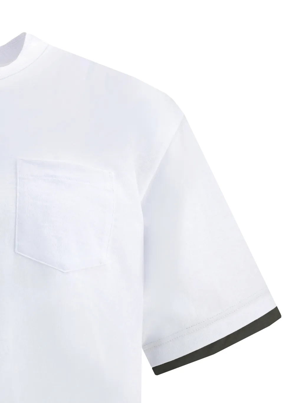 Pocket-Trimmed Jersey T-Shirt