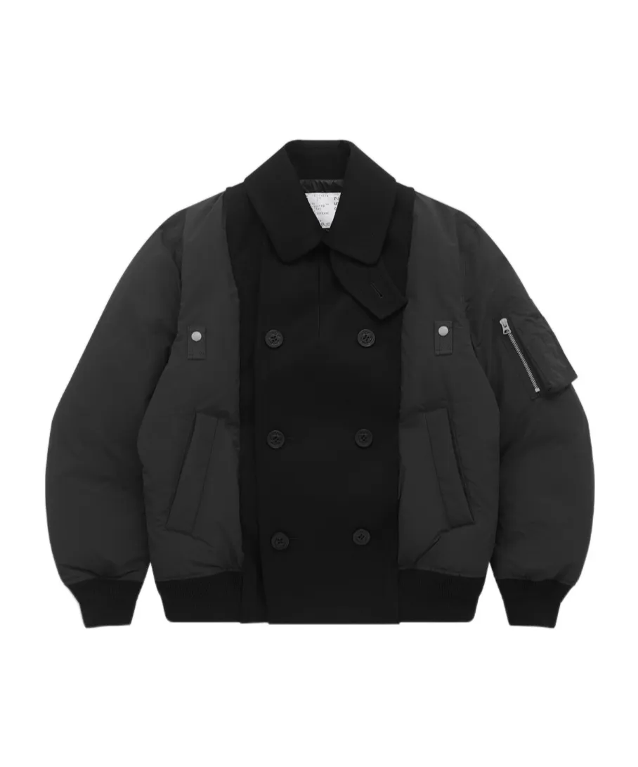 Double-Breasted Wool Jacket