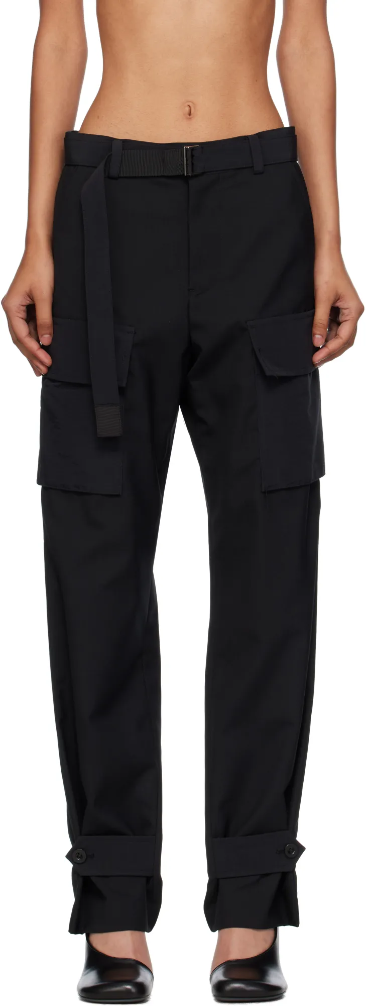 Belted Cargo Trousers