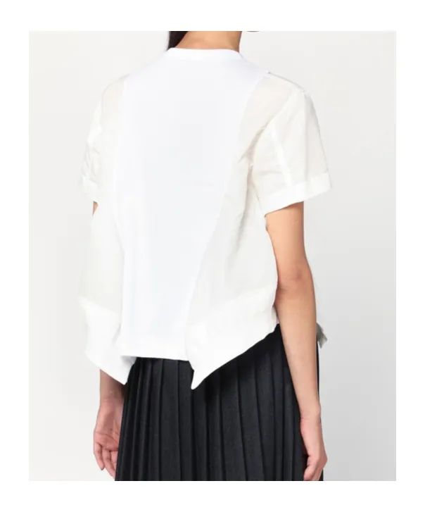 Button-Detailed Short-Sleeved Top